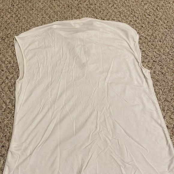 Small Camber & Grace white front tie blouse - Picture 3 of 3